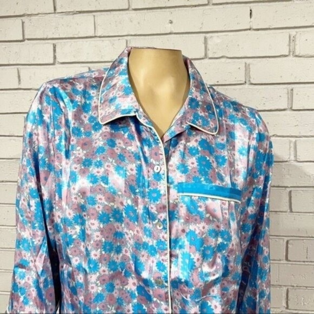 Free‎ People Women's Pillow Talk Satin Short Pajamas - Size Large - Picture 11 of 12